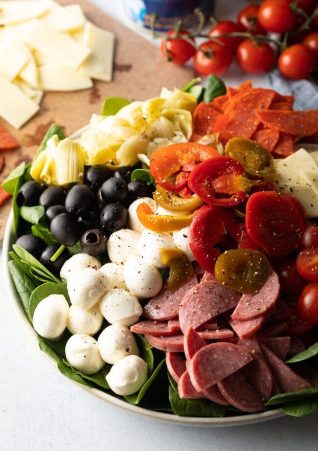 Antipasto Salad with Spinach Recipe   VIDEO - 74