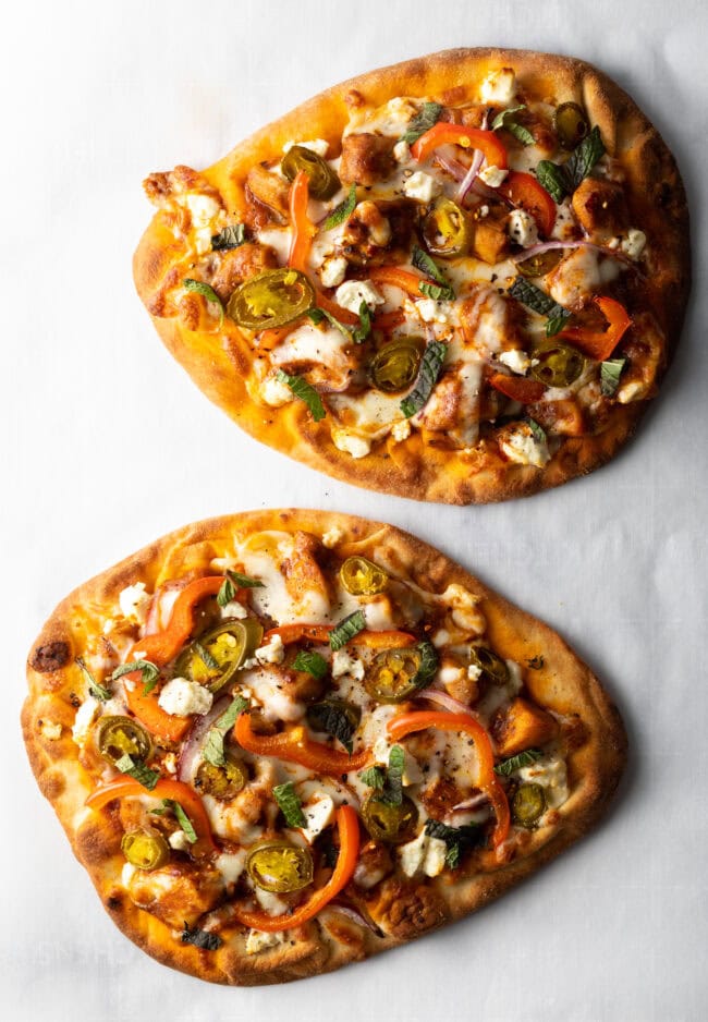 Butter Chicken Curry Pizza  Video  - 53