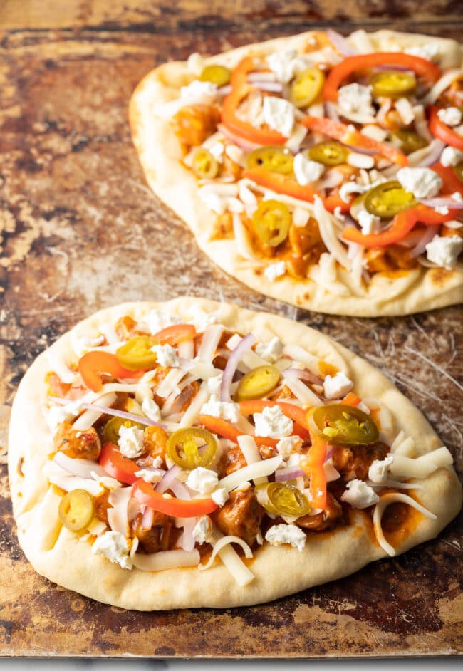 Butter Chicken Curry Pizza  Video  - 28