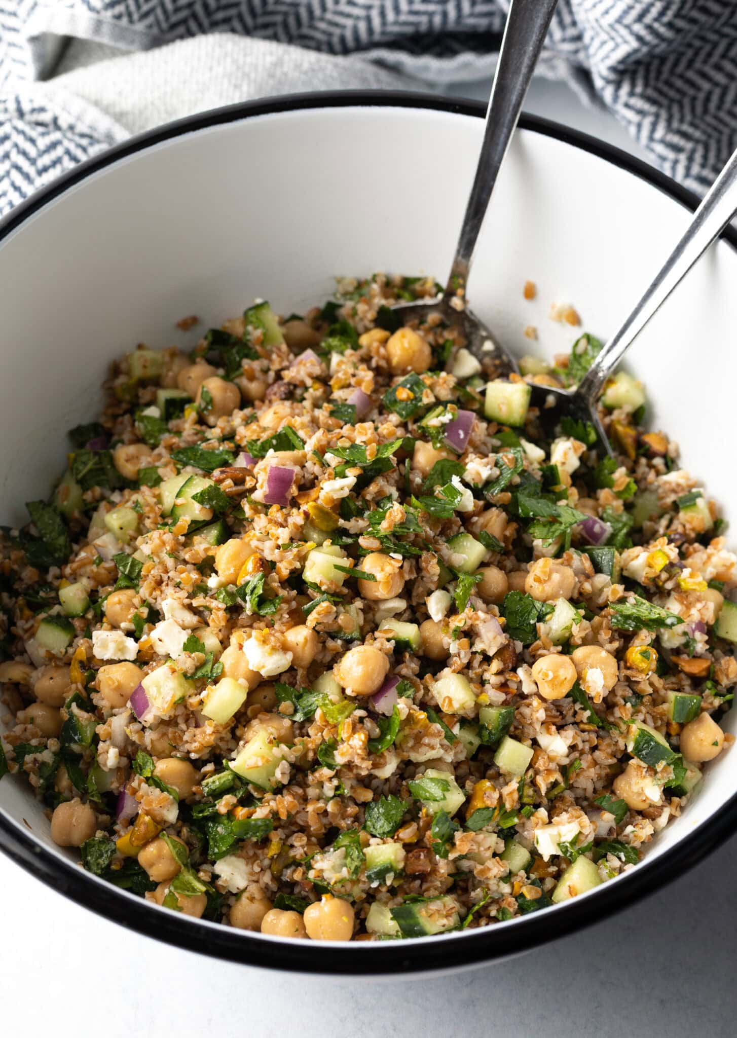 Jennifer Aniston Bulgur Salad + VIDEO - A Spicy Perspective