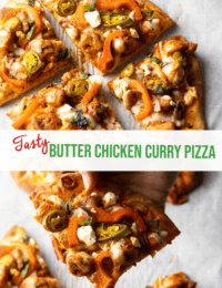 Butter Chicken Curry Pizza  Video  - 45