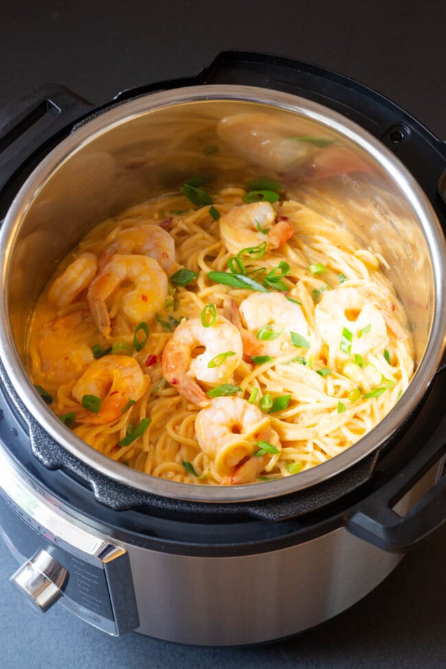 Easy Instant Pot Bang Bang Shrimp Pasta  Video  - 23