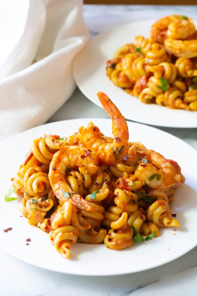 Skillet Shrimp Fra Diavolo Pasta - 44