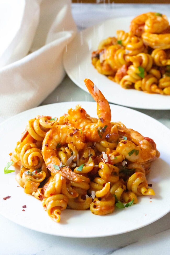 Skillet Shrimp Fra Diavolo Pasta - 40