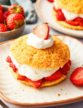 Strawberry Shortcakes Original Recipe with cornmeal