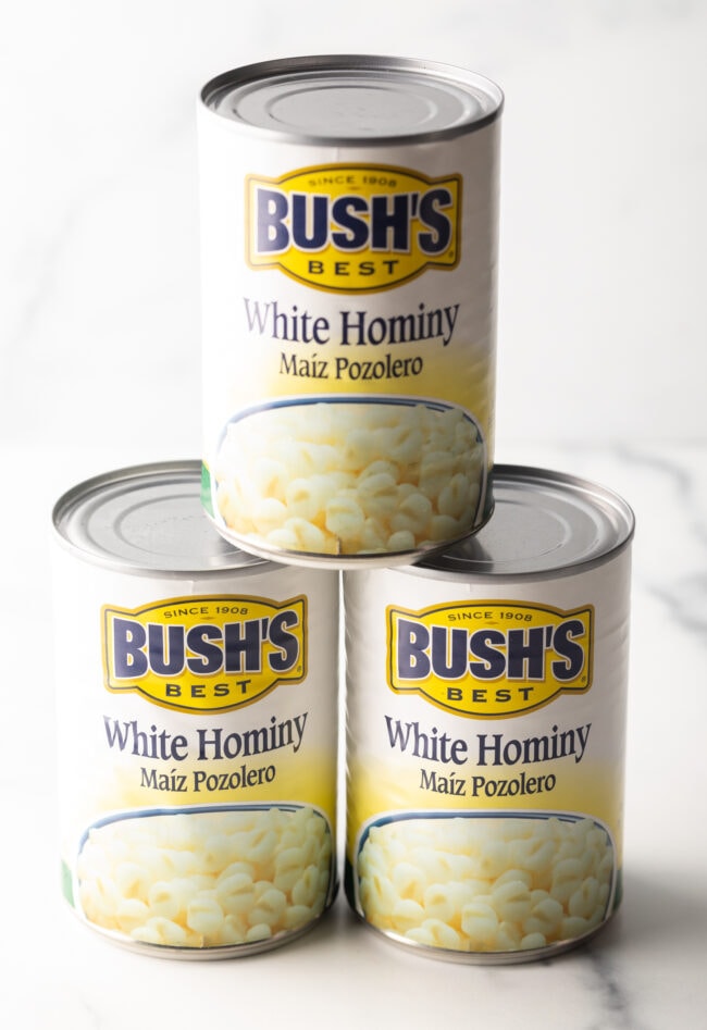 Pozole Blanco  White Hominy Soup  - 5