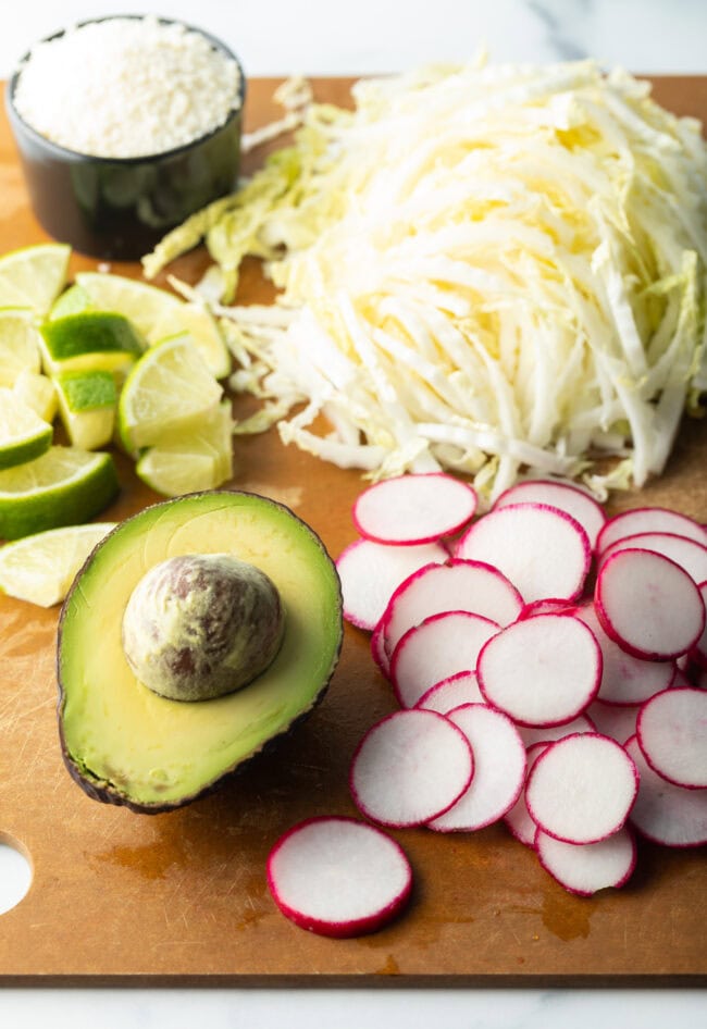 Pozole Blanco  White Hominy Soup  - 3