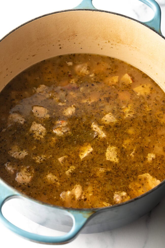 Pozole Blanco  White Hominy Soup  - 79