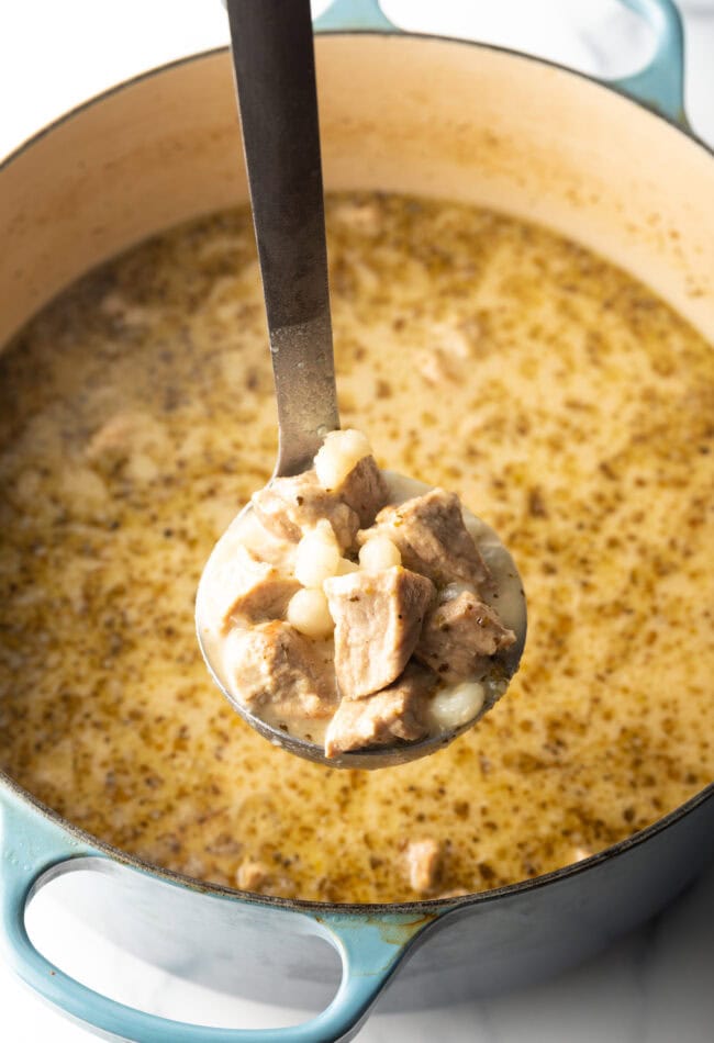 Pozole Blanco  White Hominy Soup  - 91