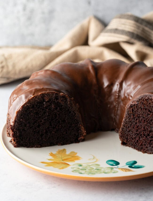 Triple Chocolate Bundt Cake  Olive Oil Cake  Recipe - 90