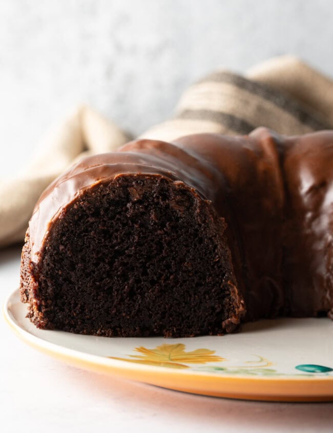 Triple Chocolate Bundt Cake  Olive Oil Cake  Recipe - 17