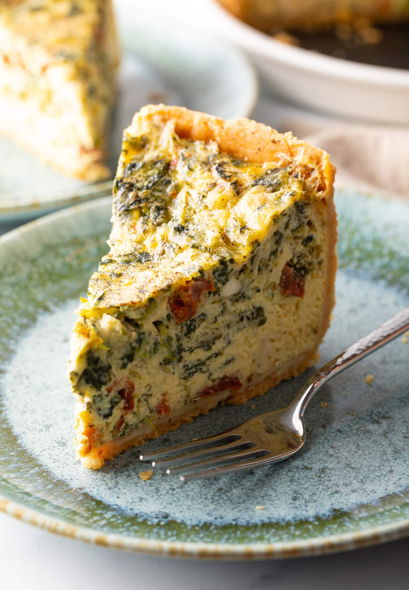 Deep Dish Vegetarian Quiche - A Spicy Perspective