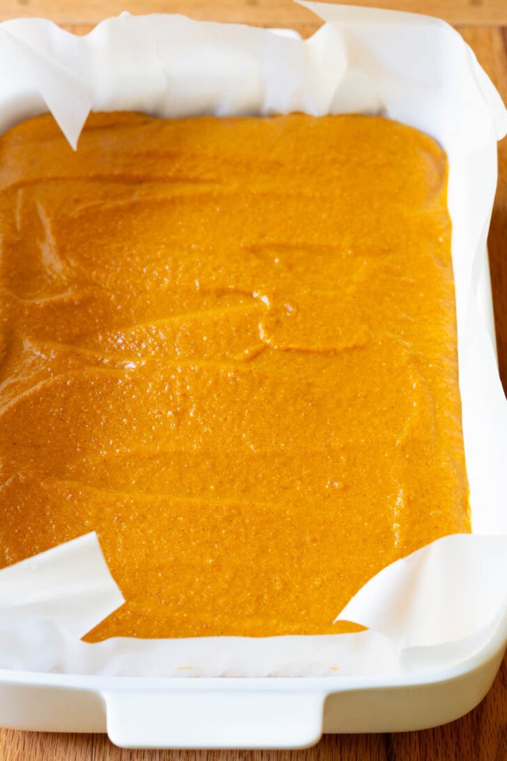 Pumpkin Cheesecake Bars - 45
