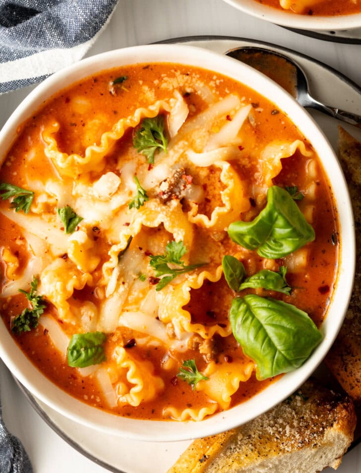 Easy Lasagna Soup Recipe  Video  - 70
