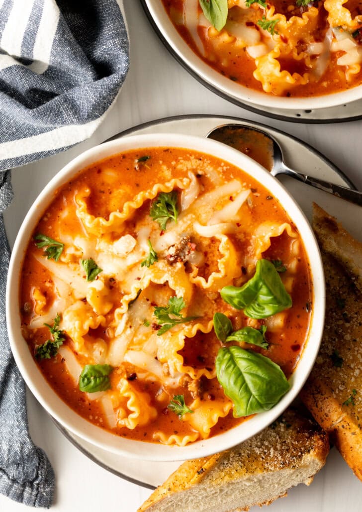 Easy Lasagna Soup Recipe  Video  - 43