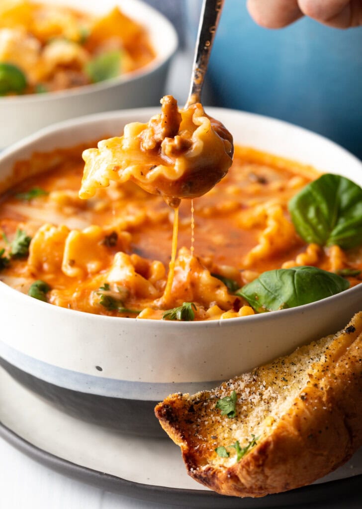 Easy Lasagna Soup Recipe  Video  - 74