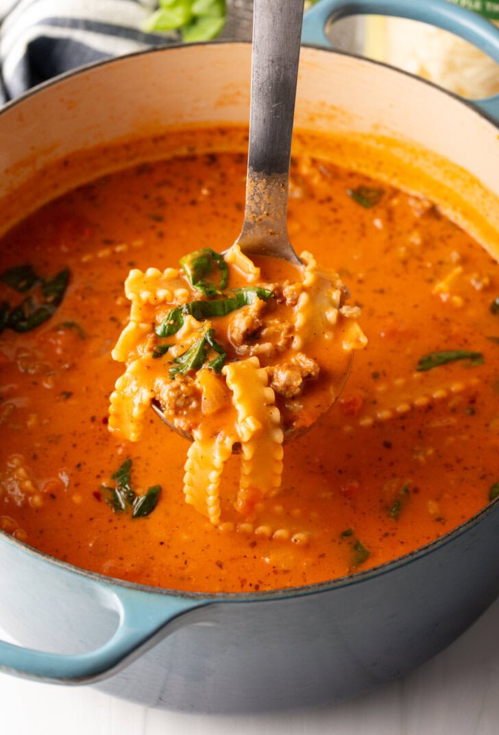 Easy Lasagna Soup Recipe  Video  - 67