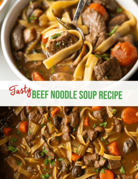 Beef Noodle Soup  The Beefiest   - 95