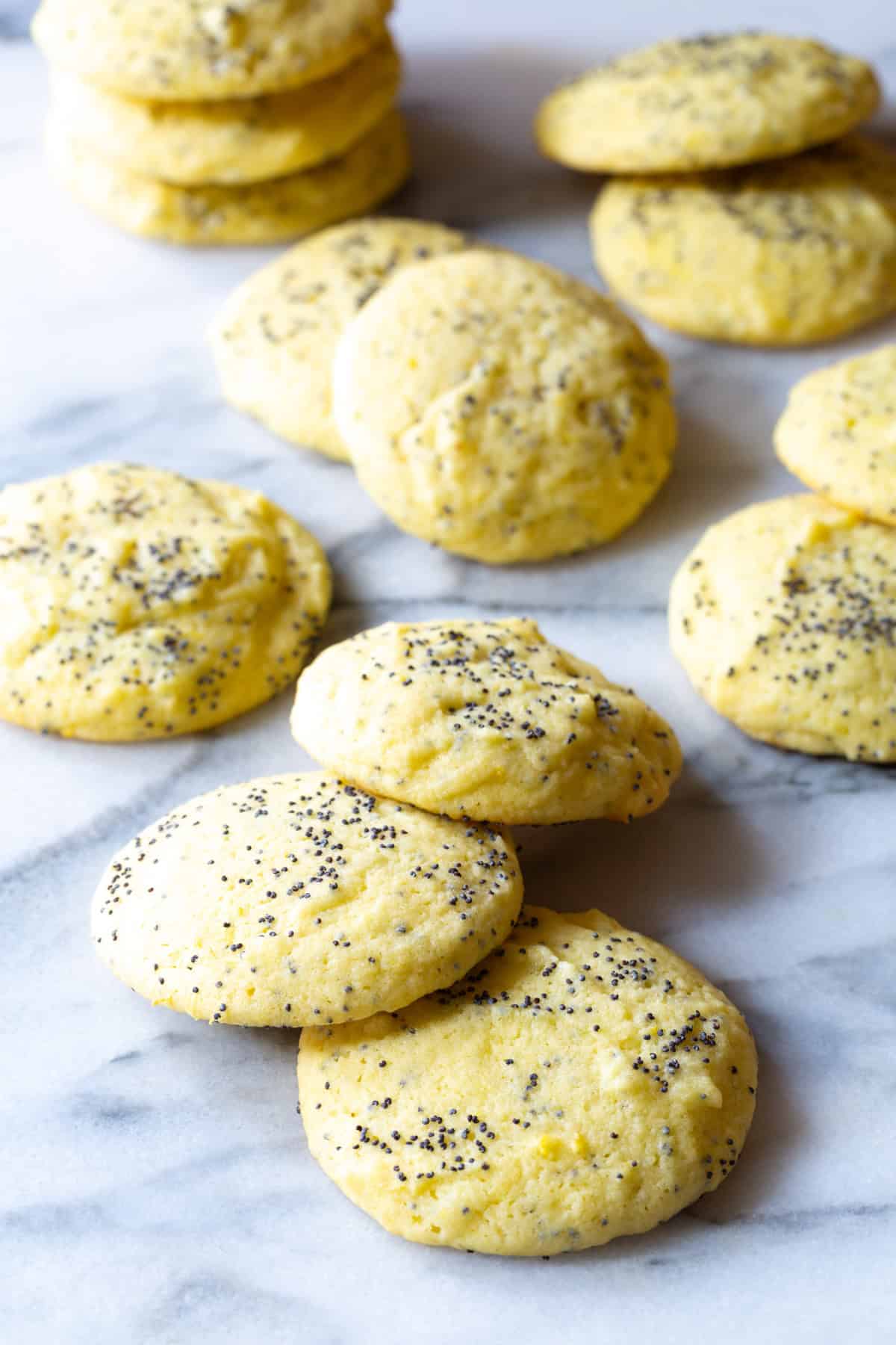 Soft Lemon Poppy Seed Cookies