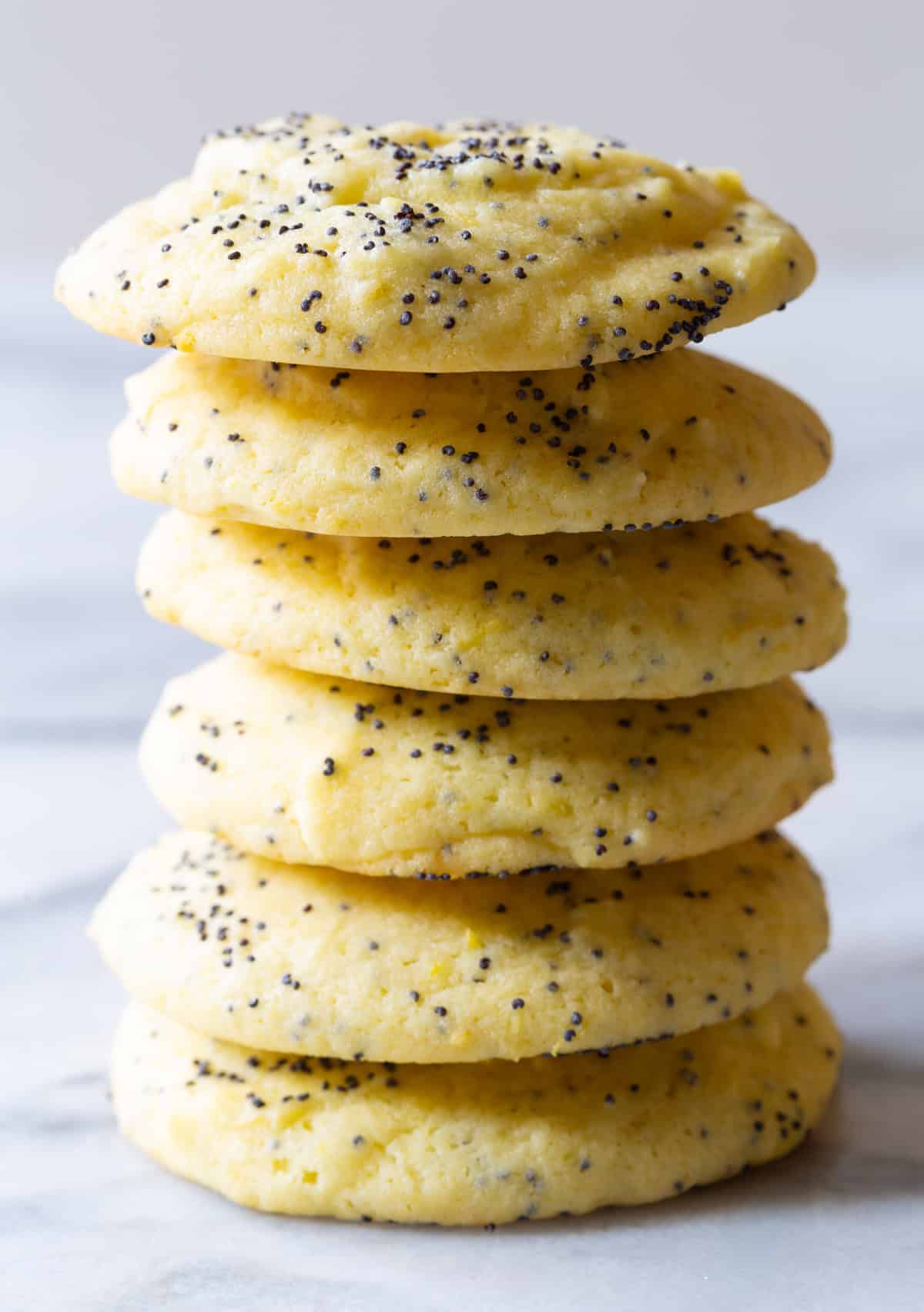 Tangy Soft Lemon Poppy Seed Cookies Recipe
