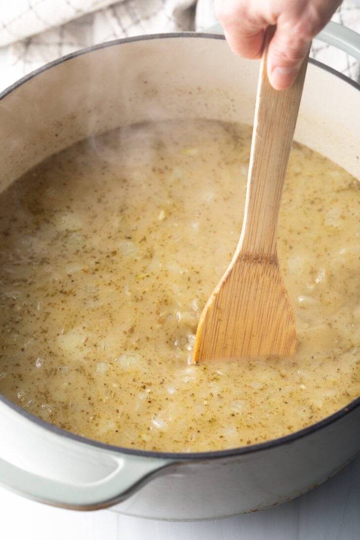 Chicken Pot Pie Soup  With Biscuits  - 80