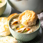 Chicken Pot Pie Soup  With Biscuits  - 72