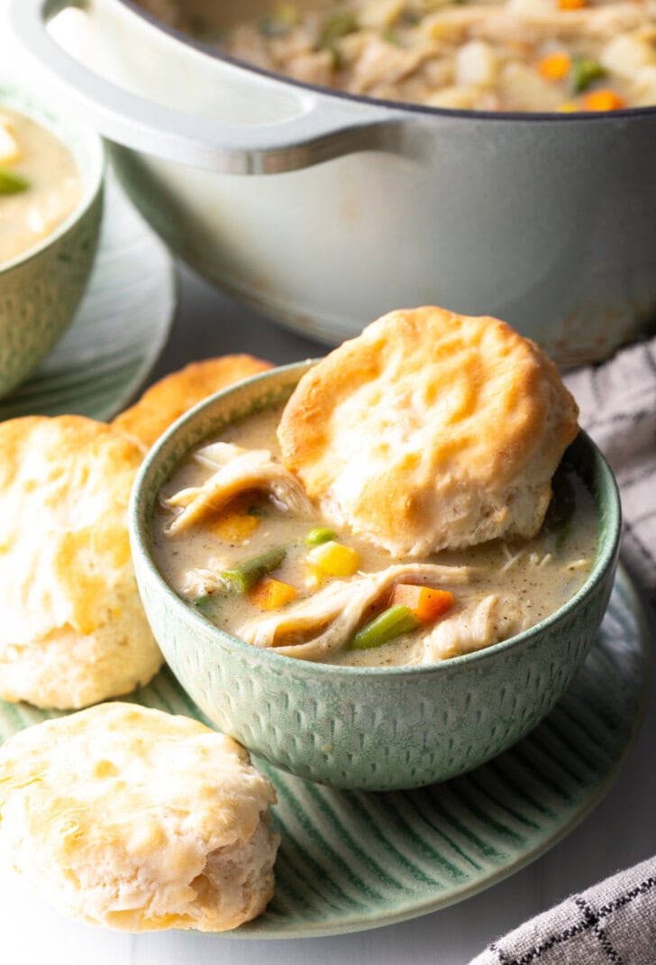 Chicken Pot Pie Soup  With Biscuits  - 90
