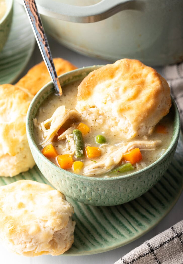 Chicken Pot Pie Soup  With Biscuits  - 65