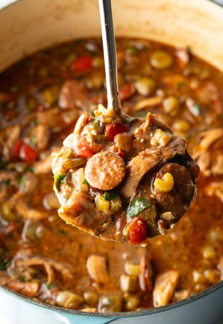Chicken and Sausage Gumbo - 85