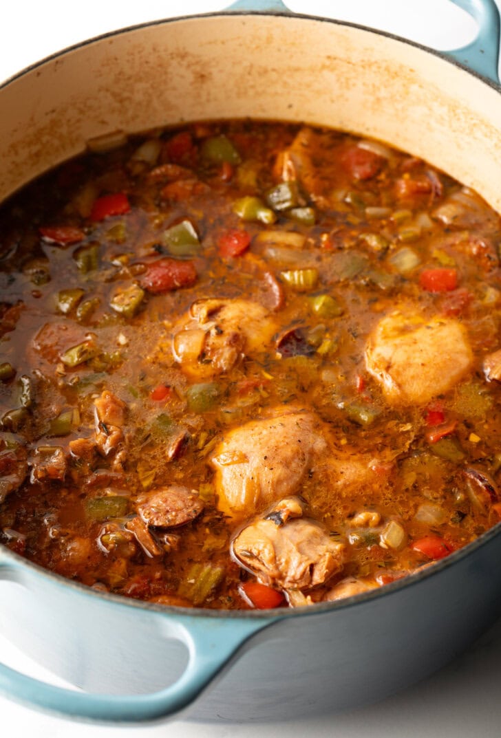 Chicken and Sausage Gumbo - 81