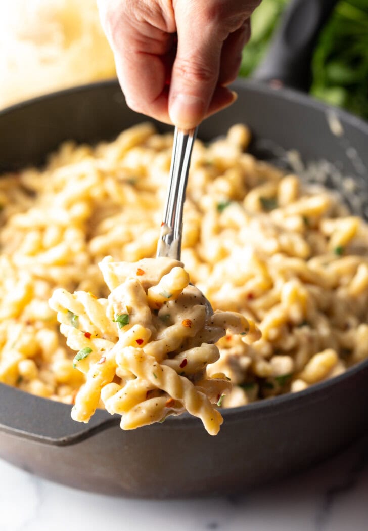 Garlic Parmesan Chicken Pasta  One Pot   - 29