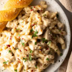 Garlic Parmesan Chicken Pasta  One Pot   - 20