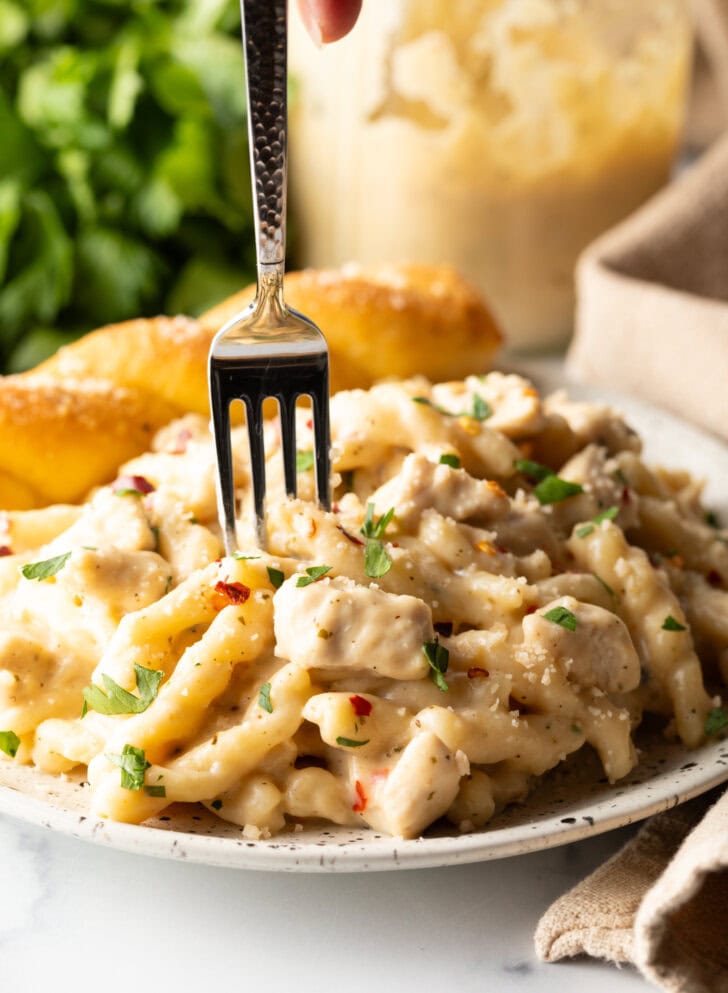 Garlic Parmesan Chicken Pasta  One Pot   - 90