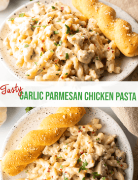 Garlic Parmesan Chicken Pasta  One Pot   - 68