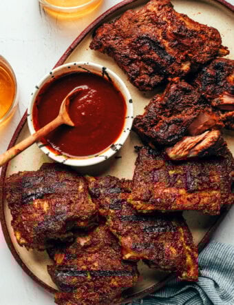 Baby Back Ribs Recipe with Homemade Barbecue Sauce