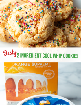 Cool Whip Cookies  2 Ingredients  - 58