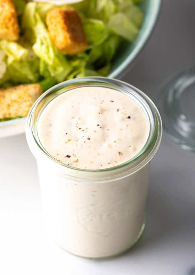 Easy Homemade Caesar Dressing Recipe (VIDEO) - A Spicy Perspective