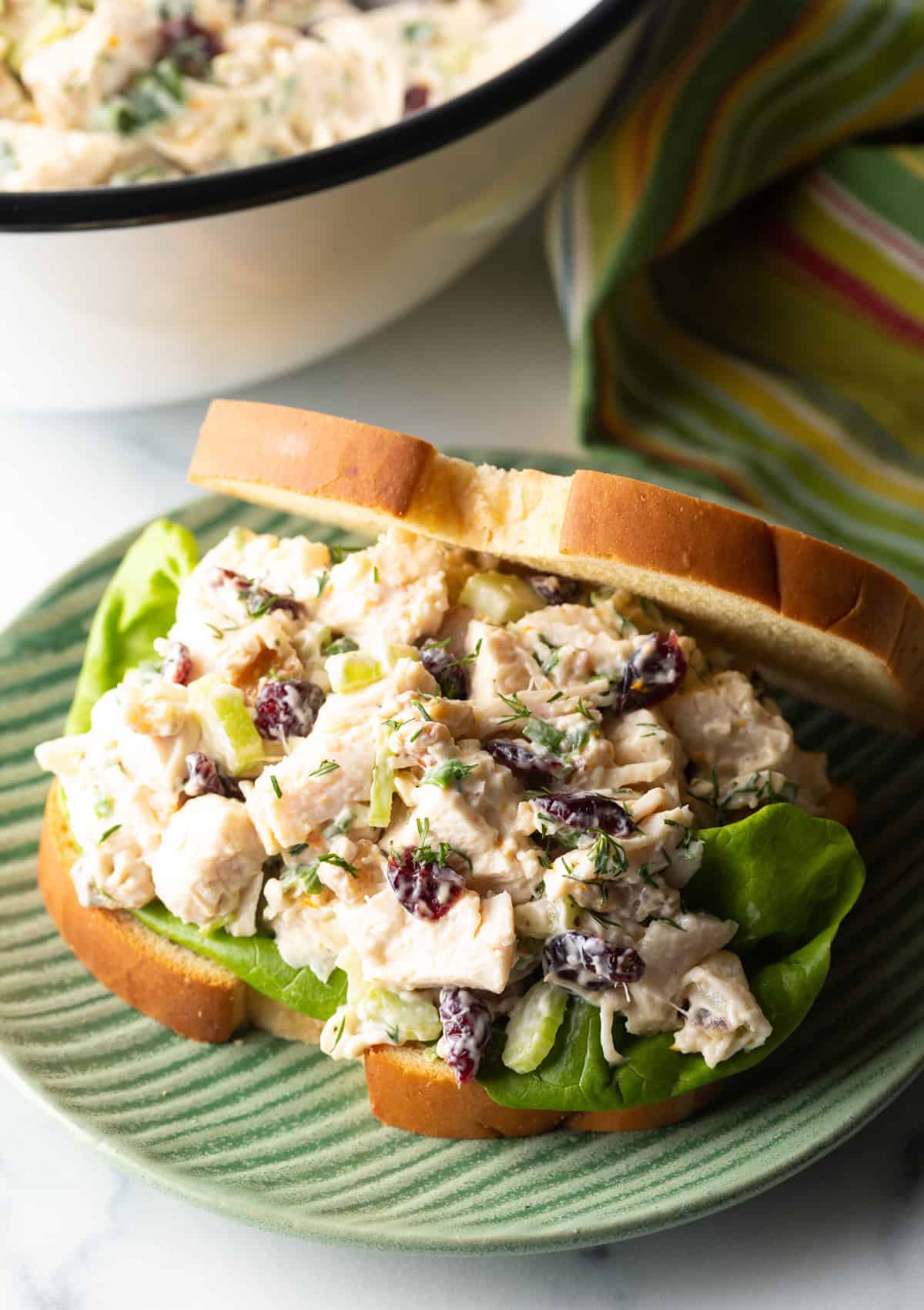 Cranberry Walnut Chicken Salad Recipe - A Spicy Perspective