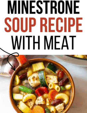 minestrone soup with meat
