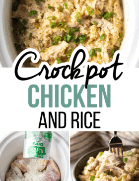 slow cooker chicken and rice