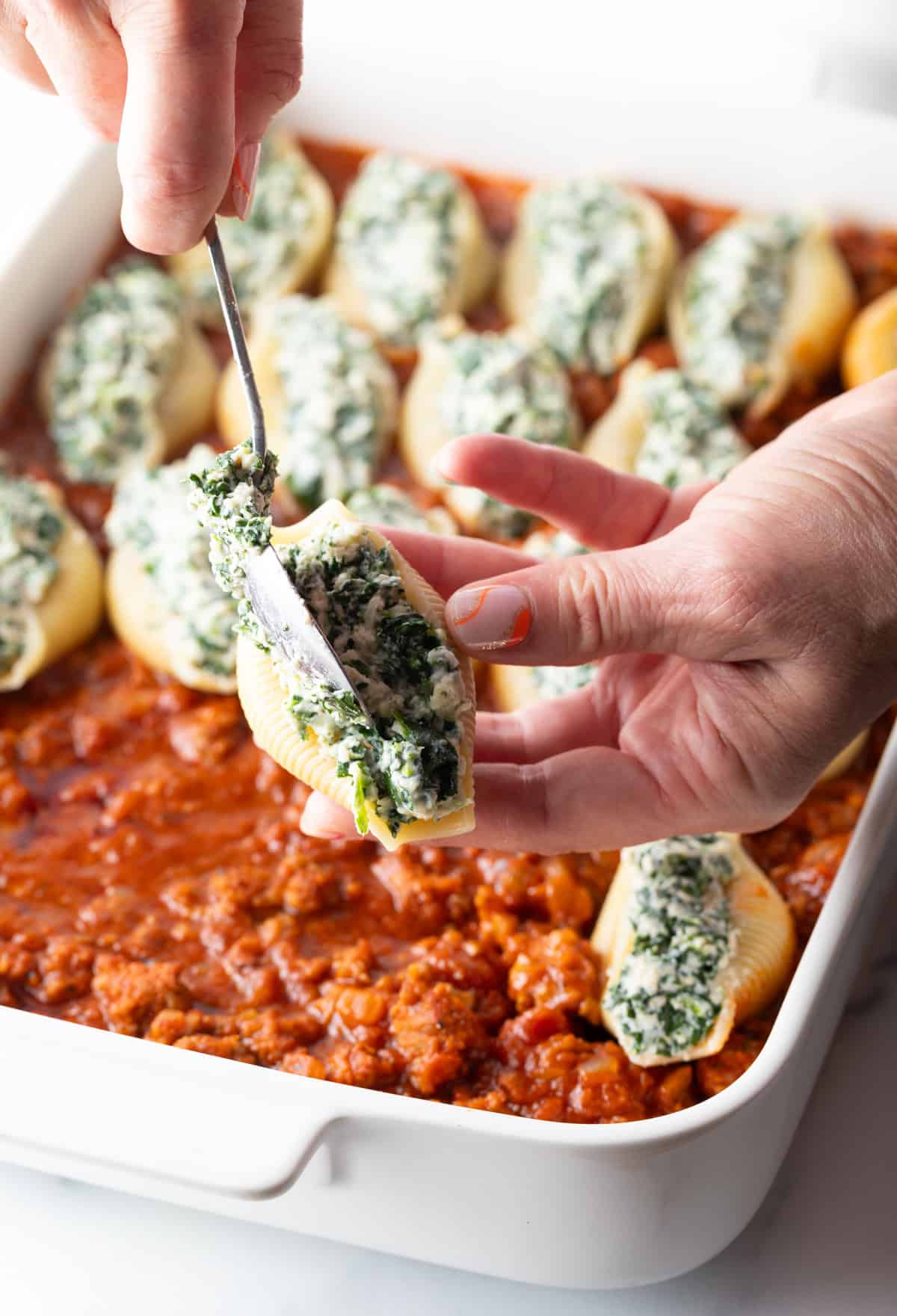 Stuffed Shells with Meat - A Spicy Perspective