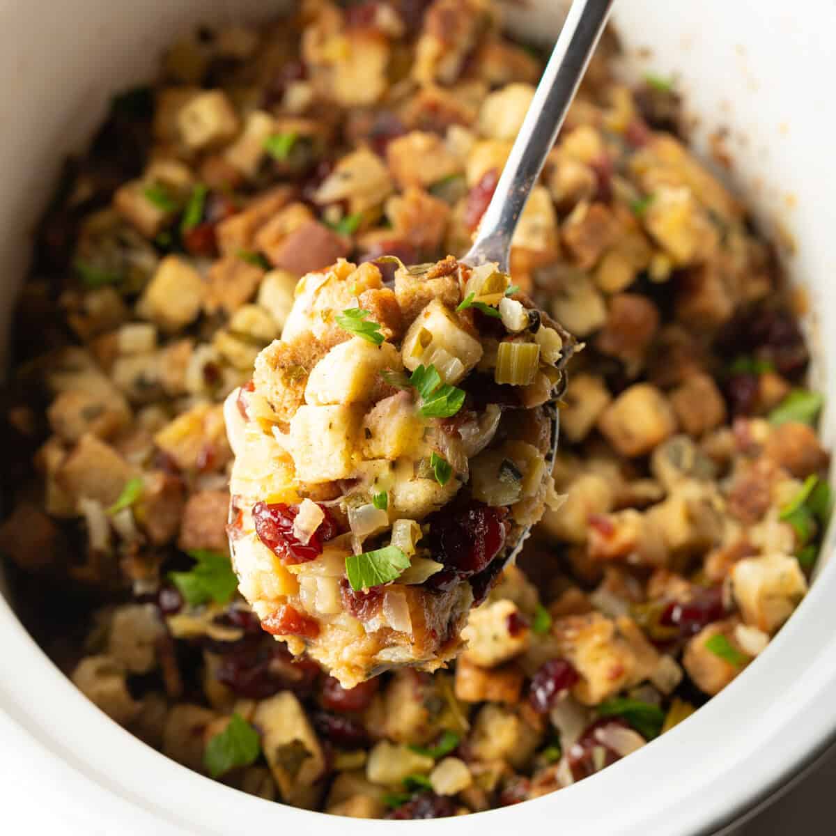 Crock Pot Stuffing Recipe for Thanksgiving - A Spicy Perspective