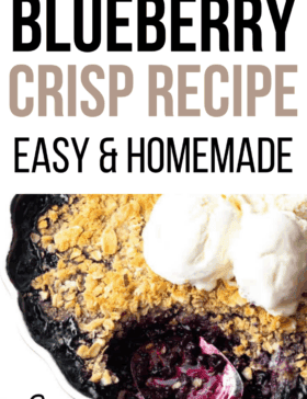 Blueberry Crisp Recipe