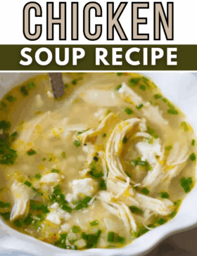 Greek Lemon Chicken Soup