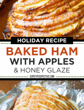 Baked Ham with Apples