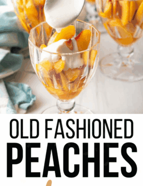 Peaches and Cream Recipe