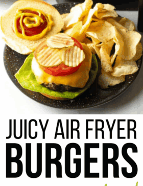 Air Fryer Burgers