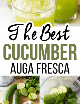 Cucumber Agua Fresca