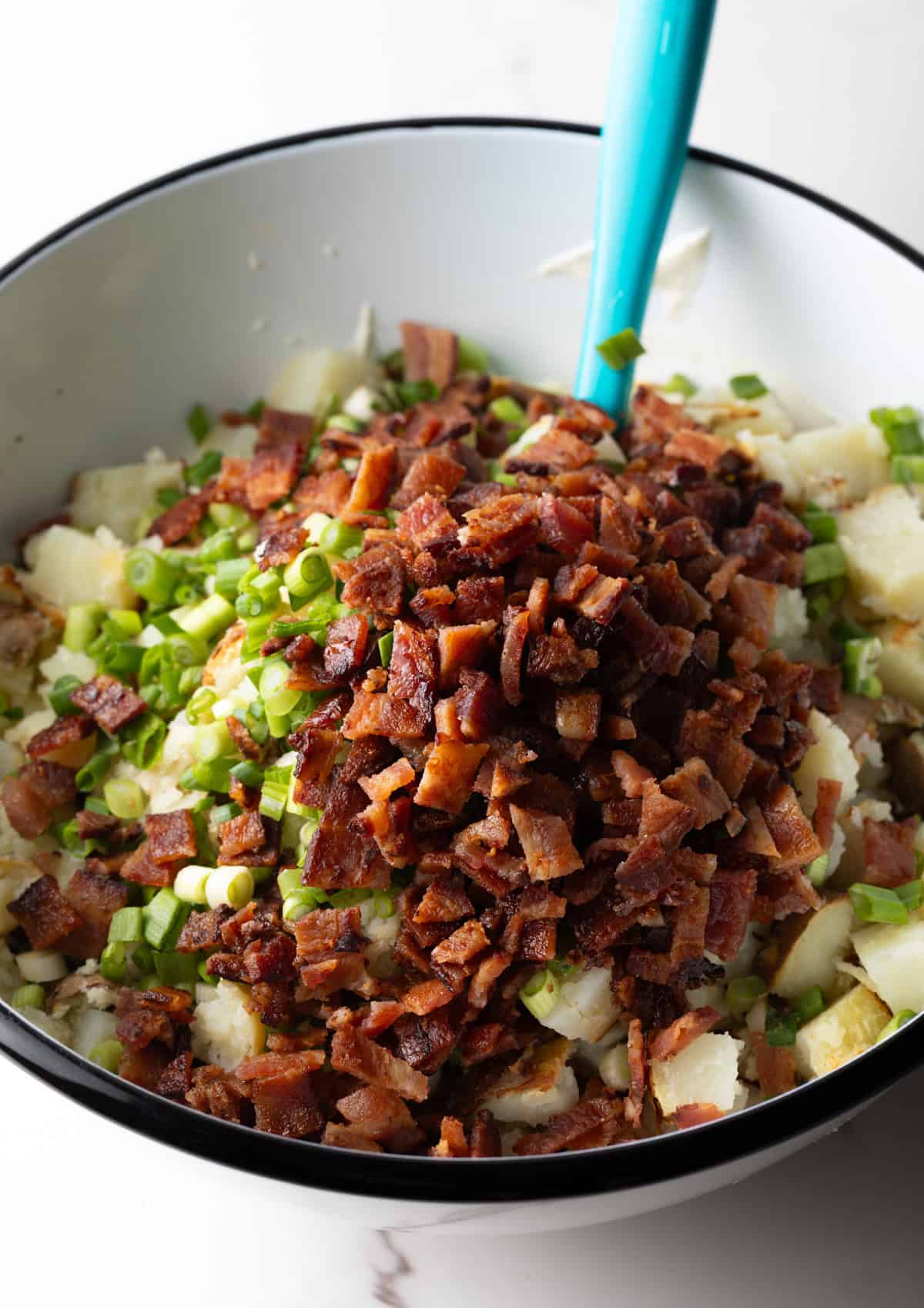 bacon in potato salad